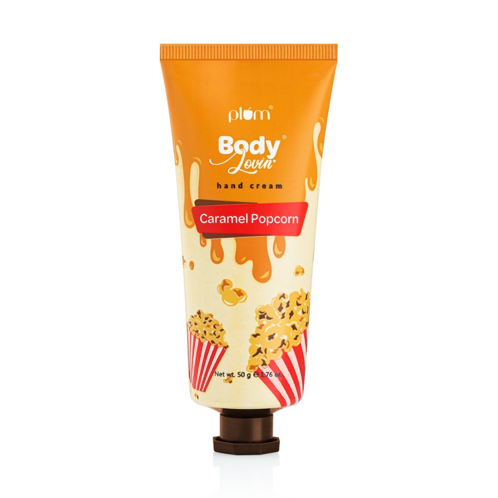 Buy Plum BodyLovin' Caramel Popcorn Hand Cream | Moisturizing | Non-Greasy | Caramel Popcorn Fragrance - Purplle