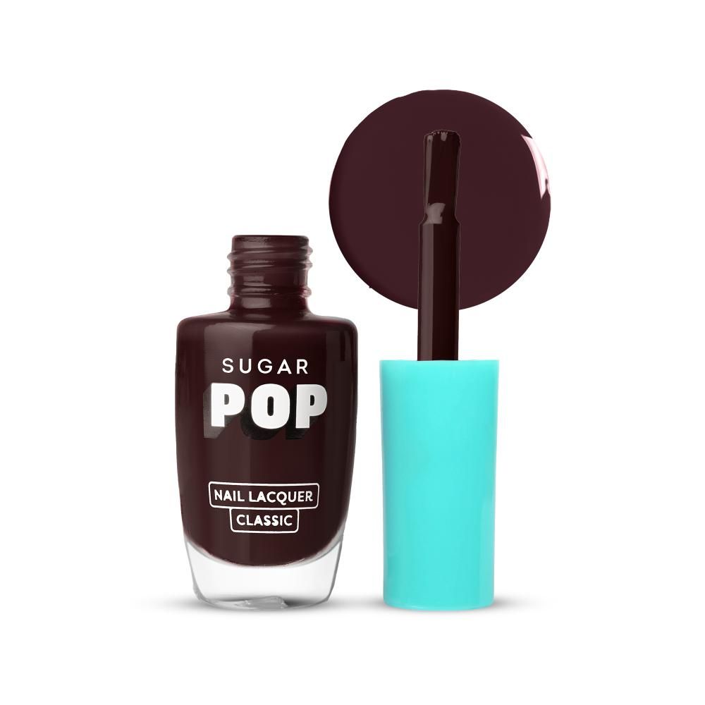 Buy SUGAR POP Nail Lacquer - 25 Red Claret (Ox Blood) – 10 ml -Dries in 45 seconds l Quick-Drying, Chip-Resistant, Long Lasting l Glossy High Shine Nail Enamel / Polish for Women - Purplle