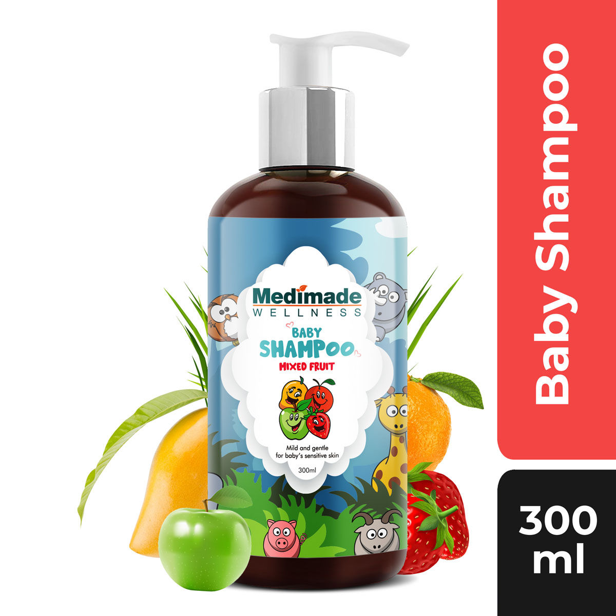 Medimade Baby Shampoo Mixed Fruit 300 ml