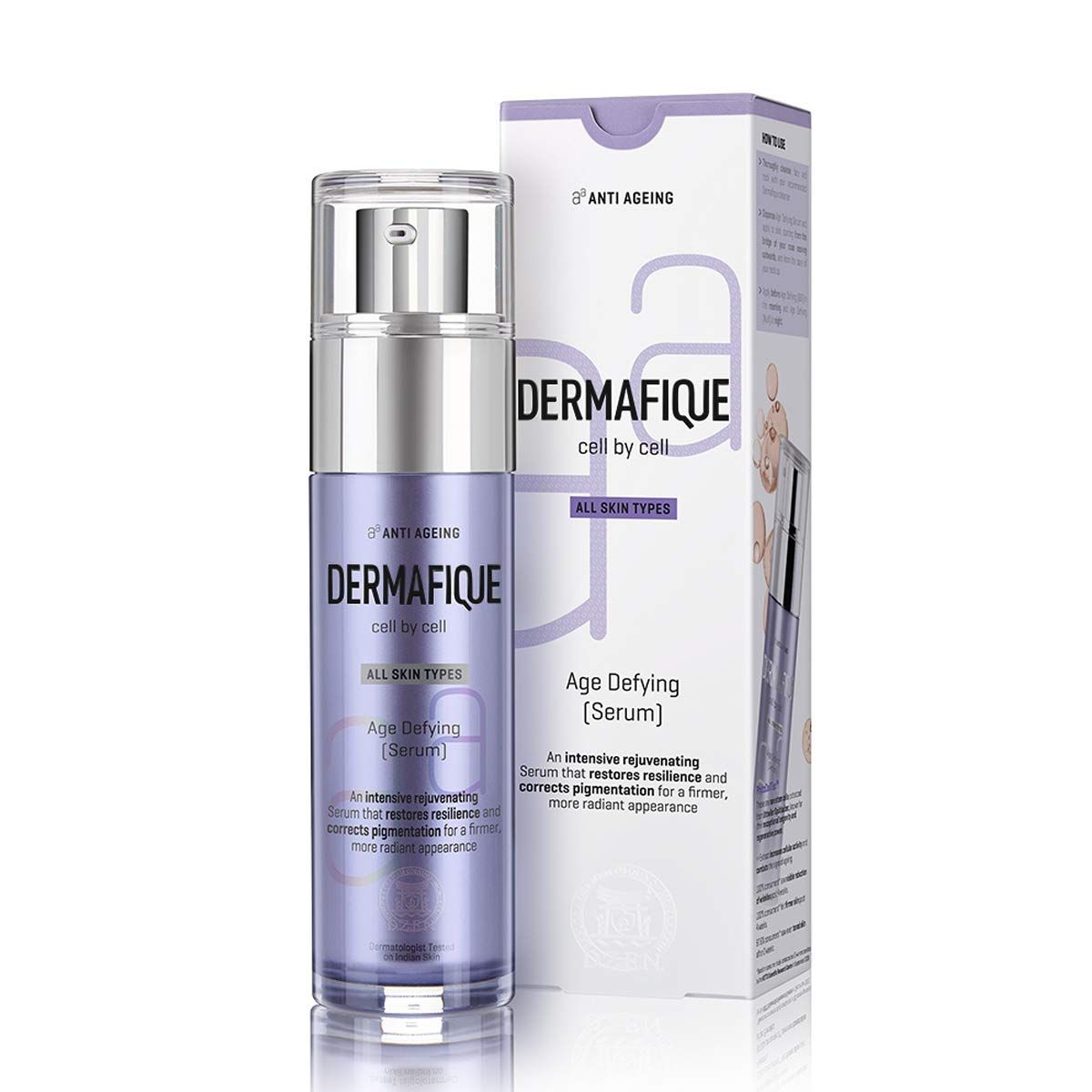 Buy Dermafique Age Defying Face Serum with Vitamin E – 50g, Anti-Ageing Serum, Pigmentation & Dark Spots, Night Cream for Women Anti Ageing - Purplle