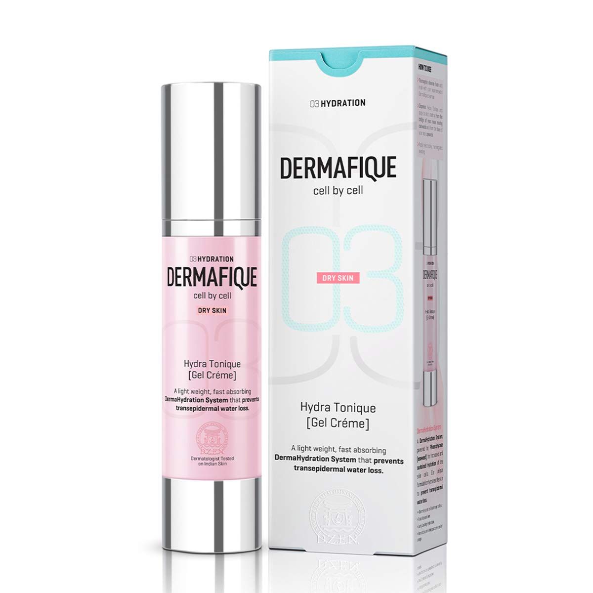 Buy Dermafique Hydratonique Gel Creme with Shea Butter – 50ml, with Niacinamide and Vitamin E, Moisturizer for Face with Ultra Light Gel Formula - Purplle