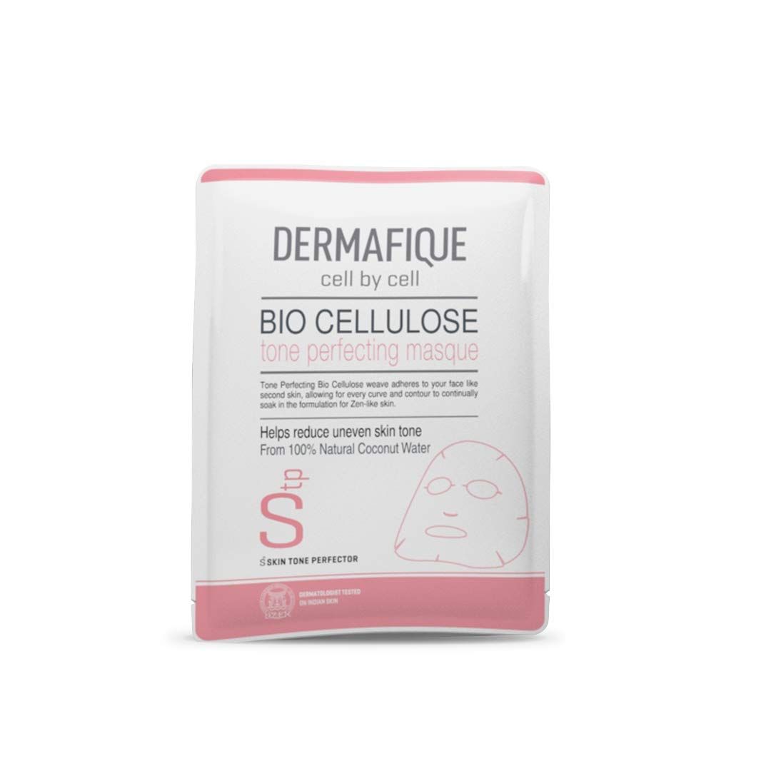 Buy Dermafique Bio Cellulose Tone Perfecting Face Mask - Purplle