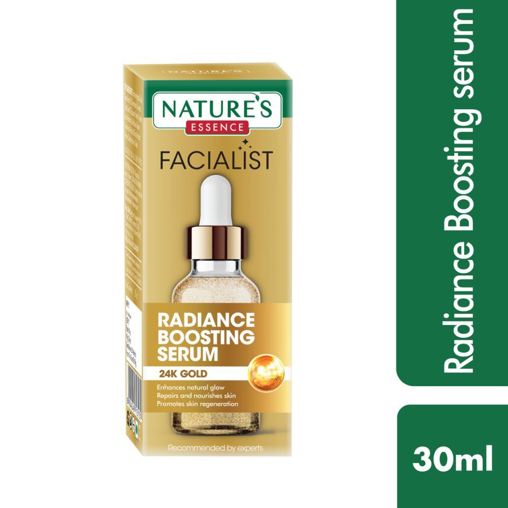 Buy Nature's Essence Radiance Boosting Serum with 24K Liquid Gold (30 ml) - Purplle