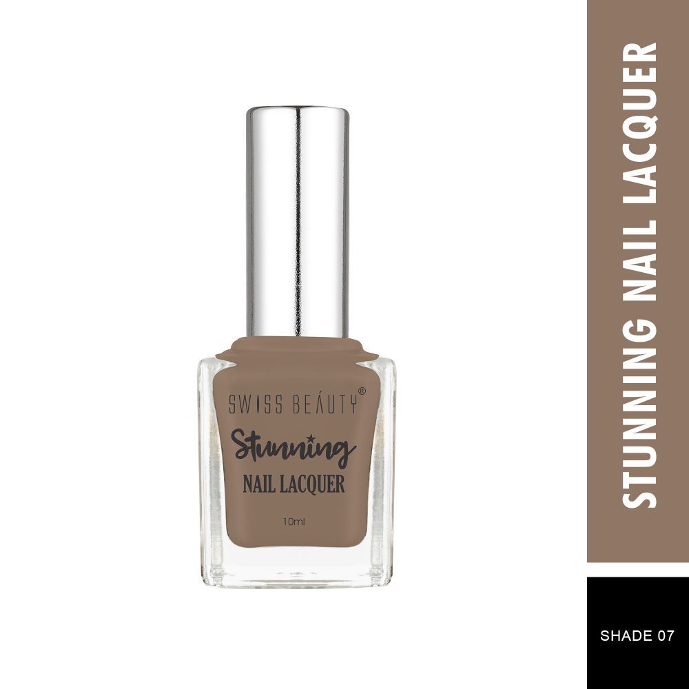 Buy Swiss Beauty Stunning Nail Lacquer | Chip Resistant, Quick drying nail  paint | Highly Pigmented with high shine Nail polish | Shade - Expresso,  12gm Online at Low Prices in India - Amazon.in