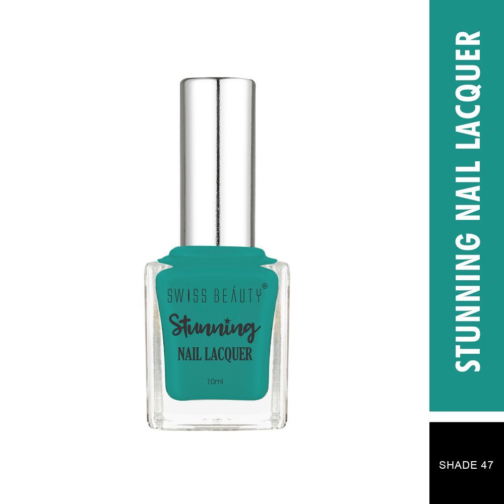 Buy Swiss Beauty Stunning Nail Lacquer 47 Fish Teal (10 ml) - Purplle