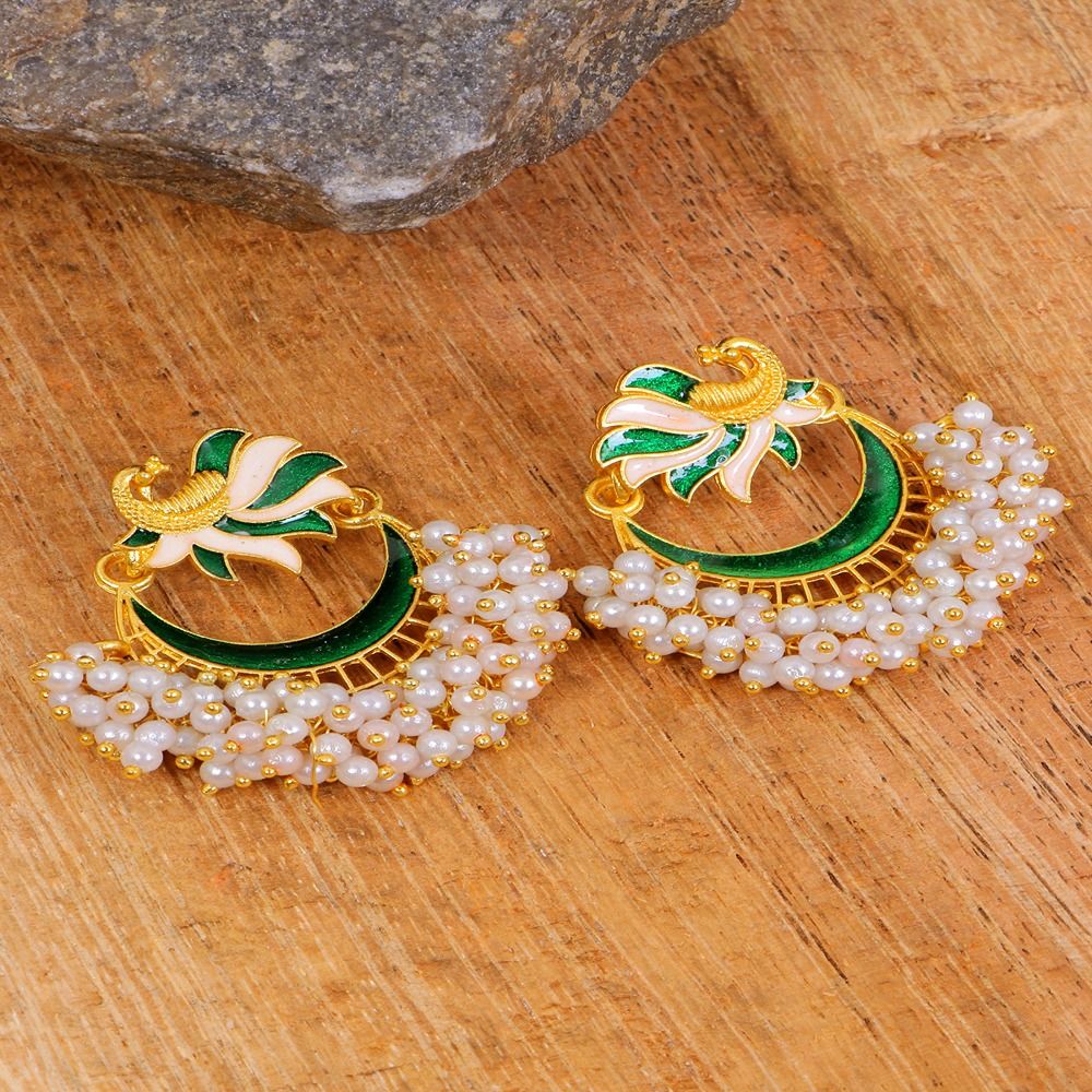 Discover 124+ peacock chandbali earrings super hot