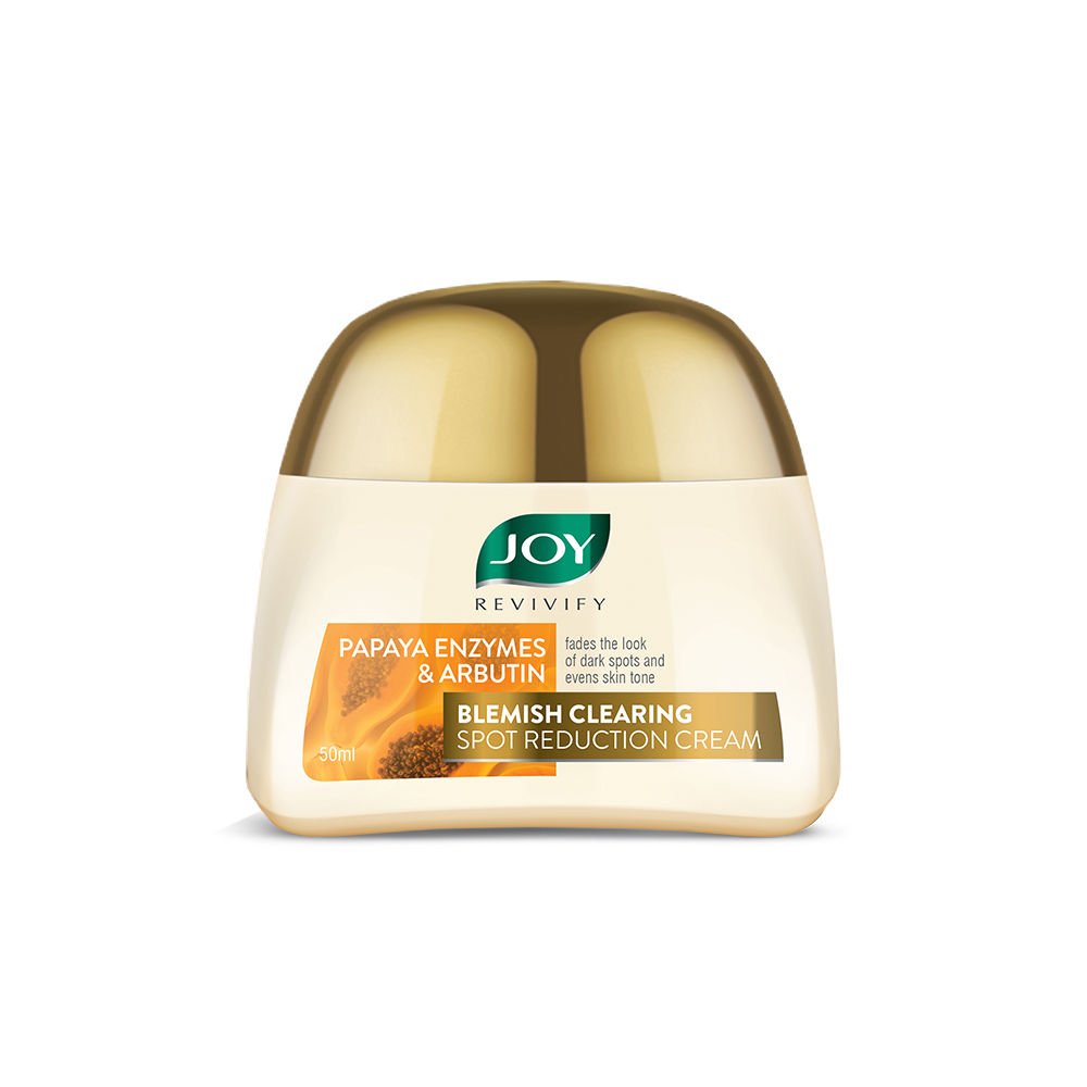 Buy Joy Revivify Papaya Enzymes & Arbutin Blemish Clearing Spot Reduction Cream (50 ml) - Purplle