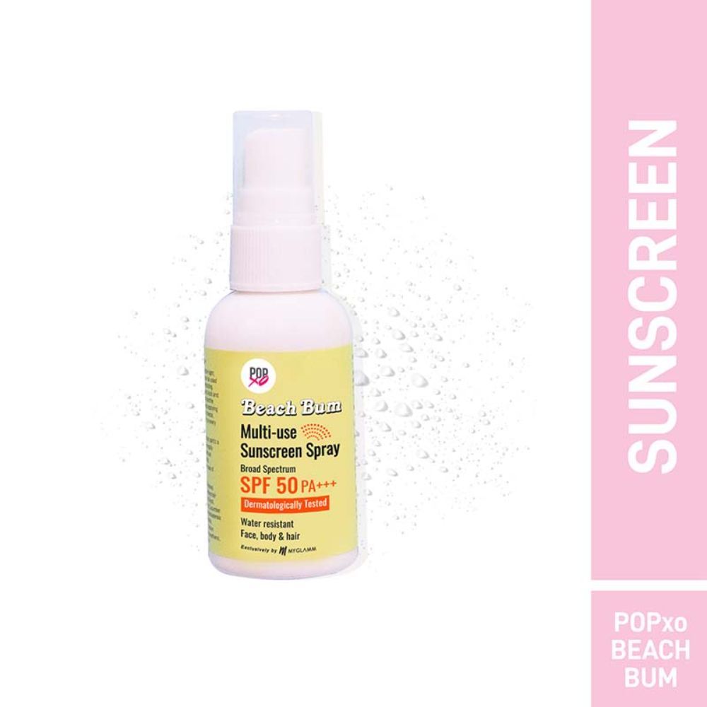 Buy MyGlamm POPxo Beach Bum Multi - Use Sunscreen Spray SPF 50-50gm - Purplle