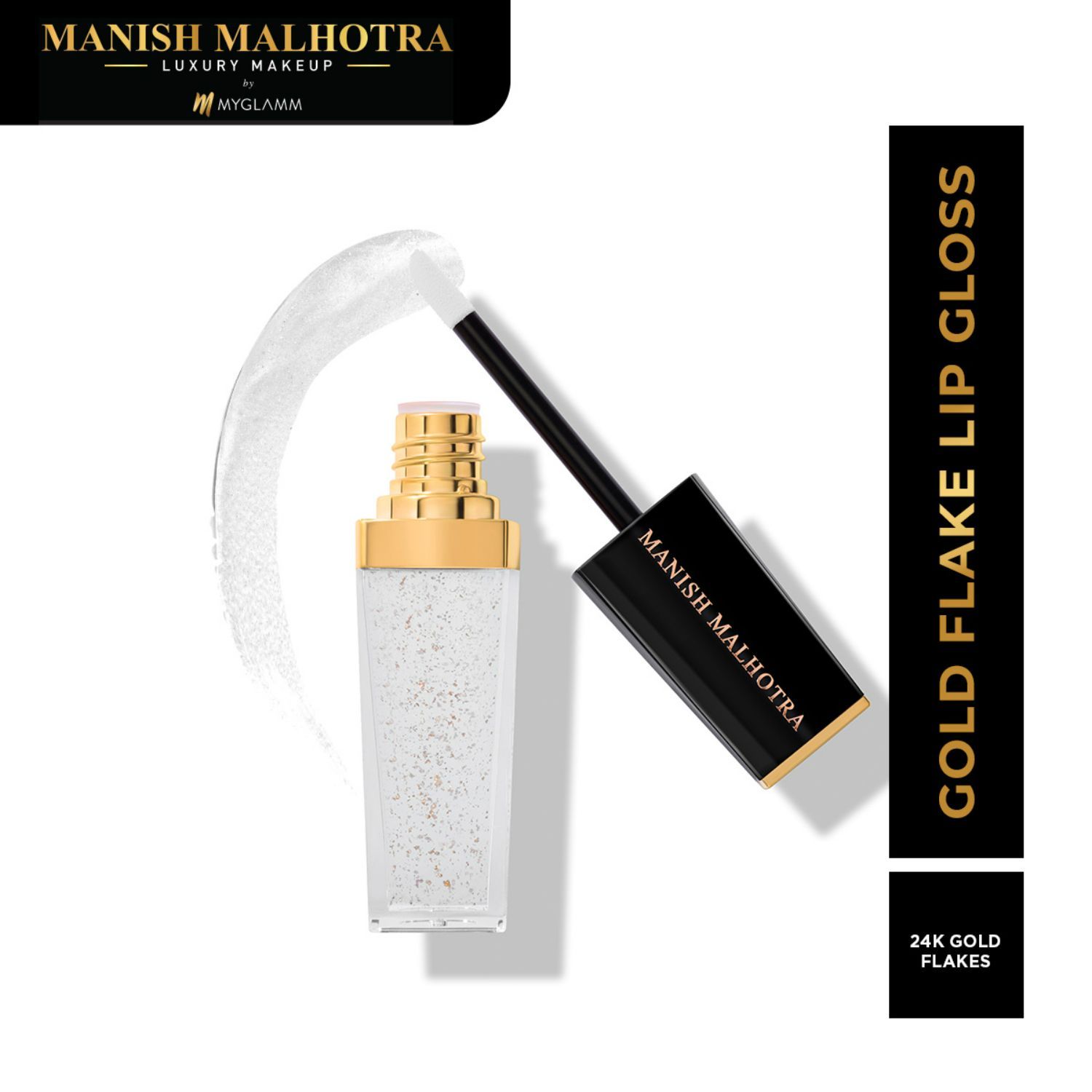 Buy MyGlamm Manish Malhotra Gold Flake Lipgloss-9ml - Purplle