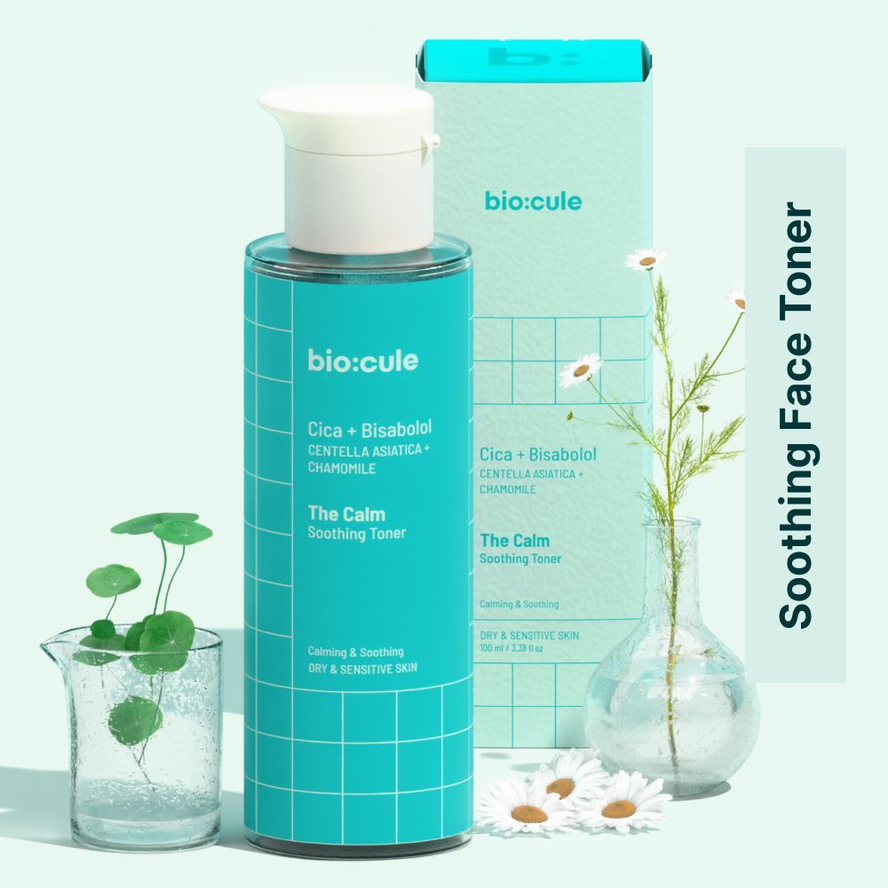 Buy Biocule The Calm Soothing Face Toner, Cica & Bisabolol for Skin Calming & Soothing, Alcohol Free Toner for Sensitive Skin - Purplle