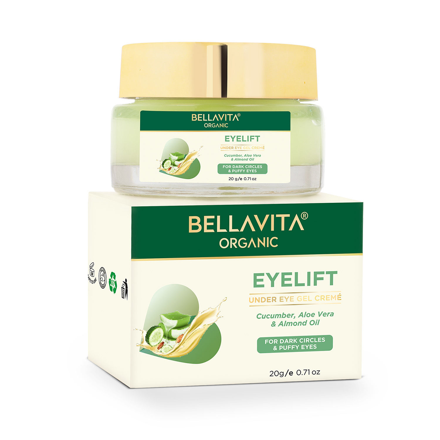 Buy Bella Vita Organic Eyelift Under Eye Gel Creme  - Purplle