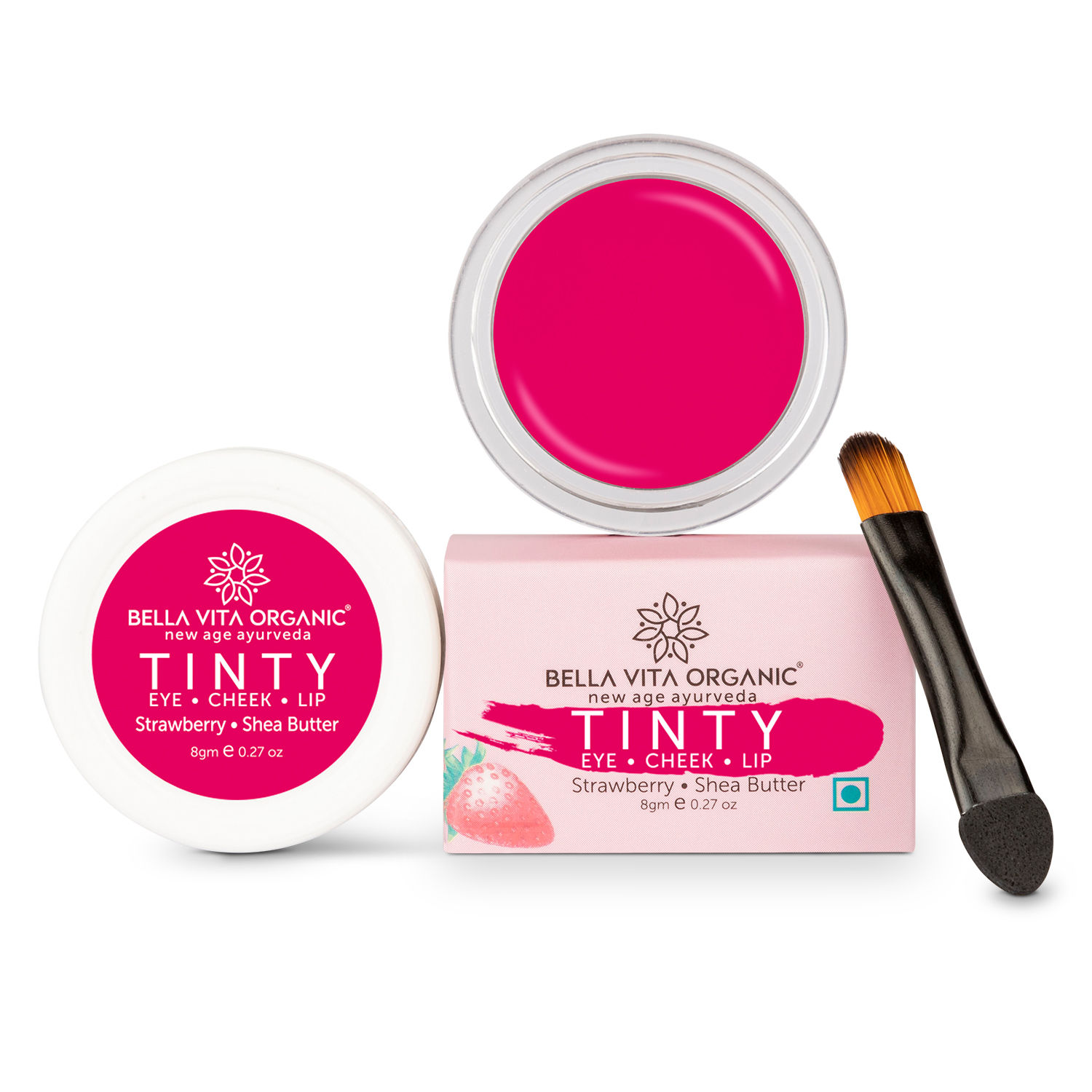 Buy Bella Vita Organic Tinty Blush - Strawberry - Purplle