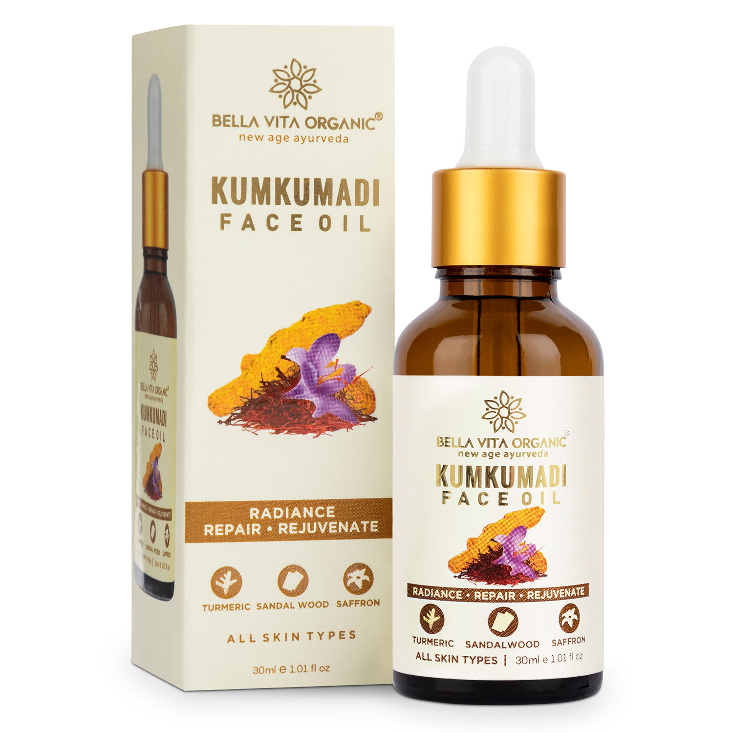 Buy Bella Vita Organic Kumkumadi Face Oil(30ml) - Purplle