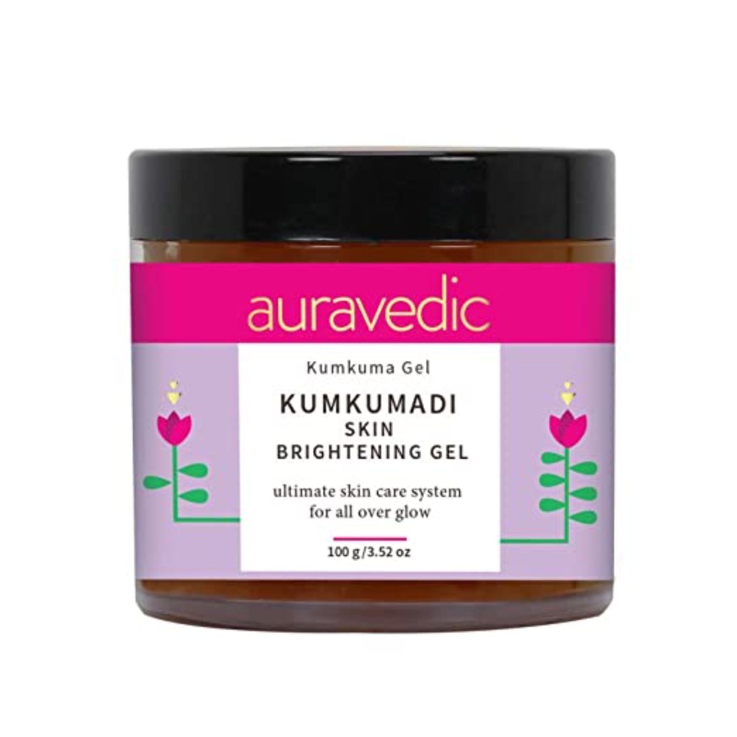 Buy AURAVEDIC Kumkumadi Skin Brightening Gel, 100 G with Kumkumadi Tailam.Kumkumadi Face Oil for Glowing skin- Kumkumadi Gel for Pigmentation,Dark Spots,Skin Whitening,Skin Brightening,Skin Lightening for Women / Men - Purplle