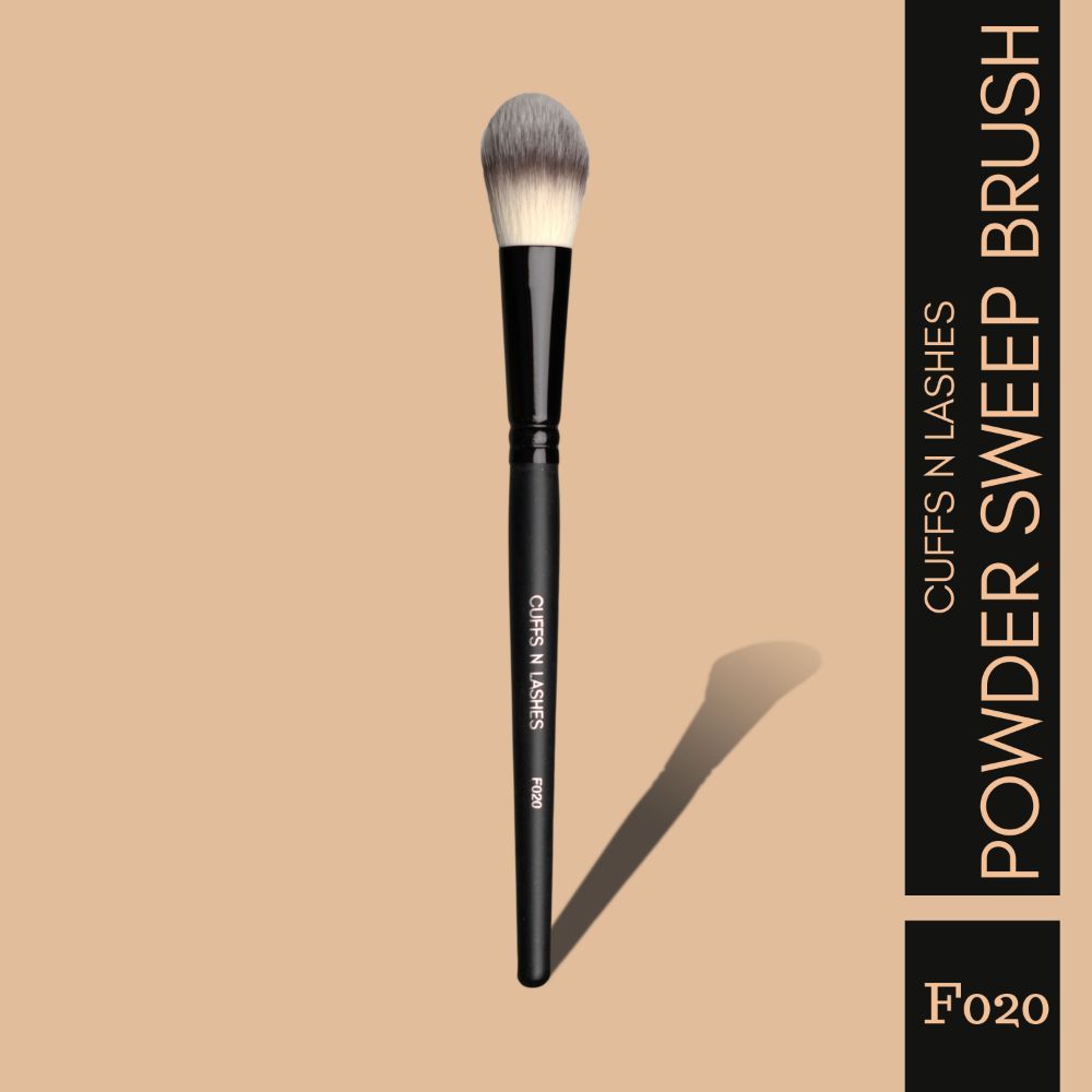 Buy Cuffs N Lashes Makeup Brushes, F020 Powder Sweep Brush - Purplle