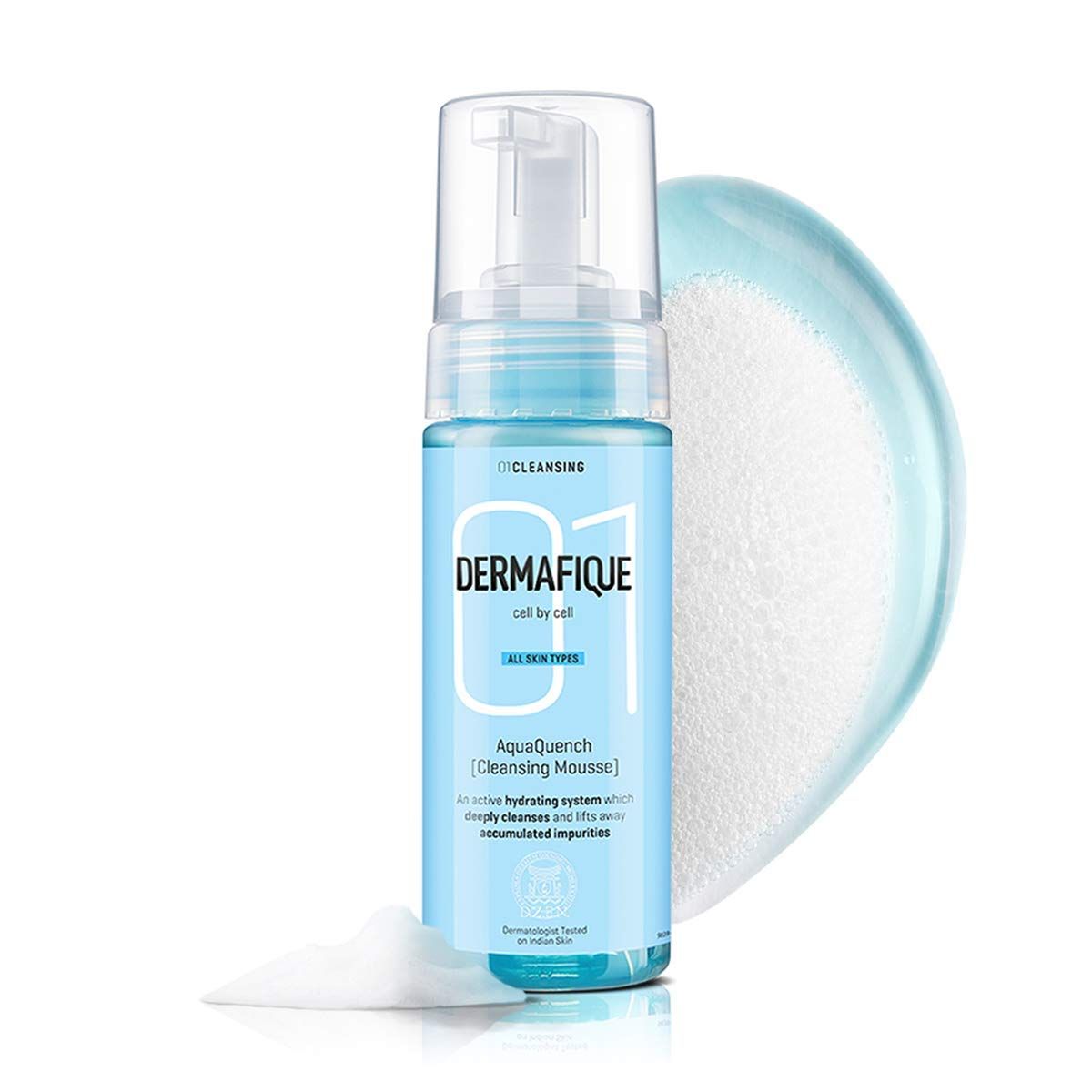 Dermafique Aquaquench Cleansing Mousse Facewash for Dry Skin