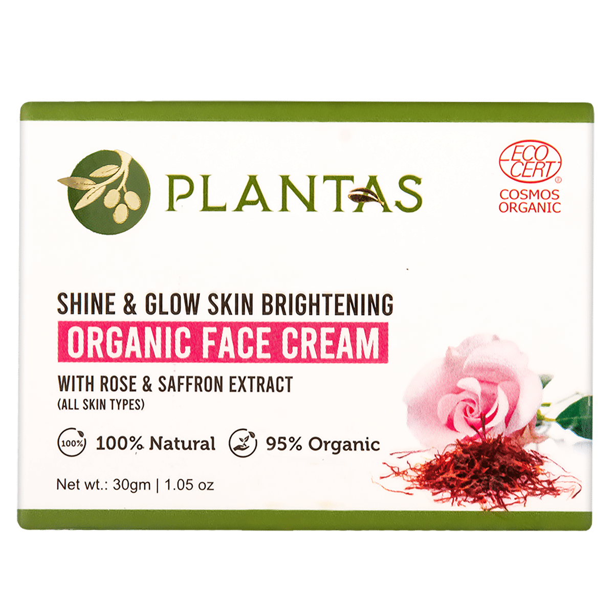 Buy Plantas Shine & Glow Skin Brightening Organic Face Cream - Purplle