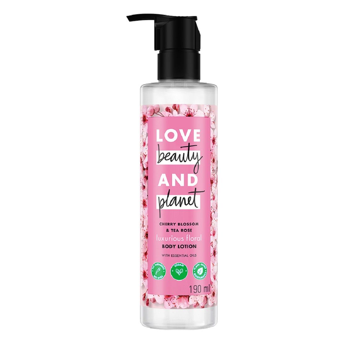 Buy Love Beauty & Planet Cherry Blossom & Tea Rose Body Lotion - 190ml - Purplle