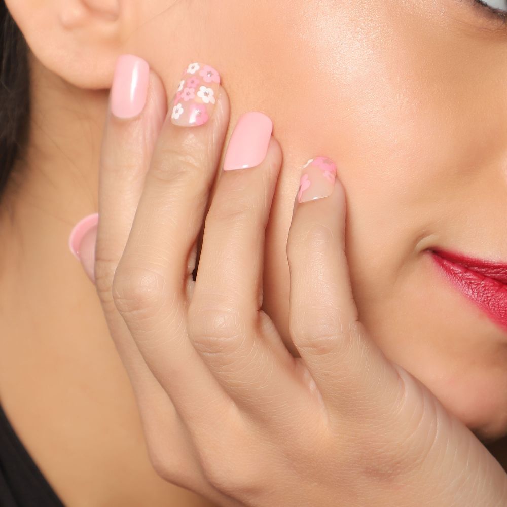 Buy Nasmodo® Fake Acrylic transparent fakes nails Personal Reusable French  Long Acrylic False Fake Nails for Decoration falses nails For women and  girls(500pcs) Online at desertcartINDIA