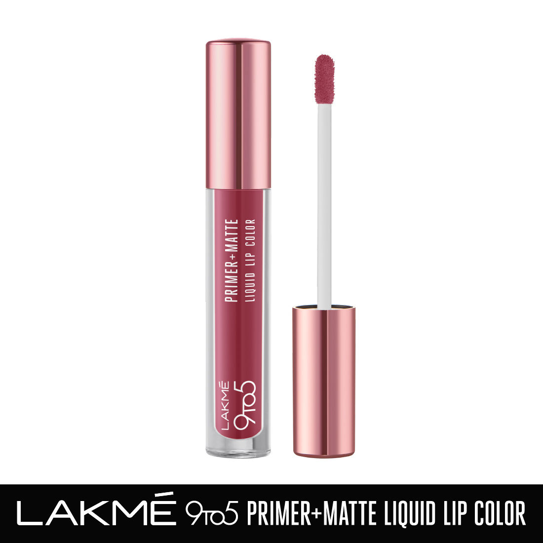 Buy Lakme 9to5 Primer + Matte Liquid Lip Color MP1 Everyday Pink - 4.2ml - Purplle