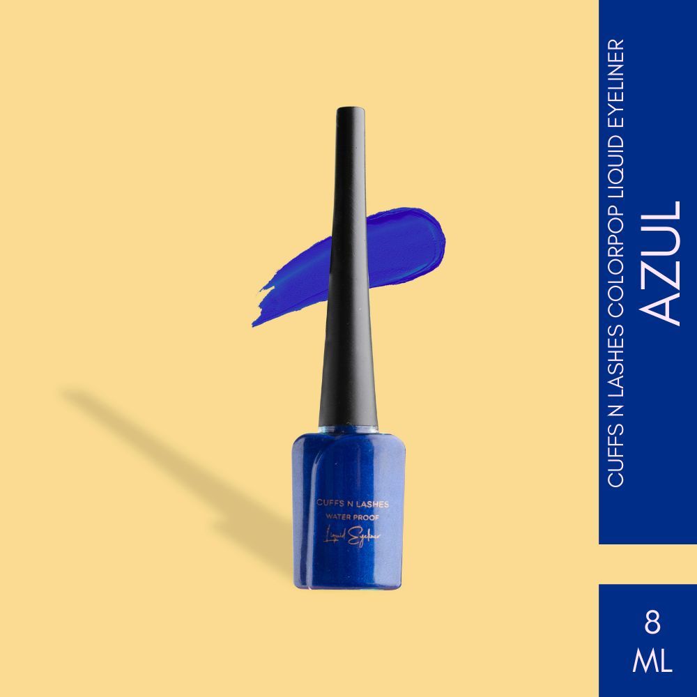 Buy Cuffs N Lashes Eyeliner, Azul - Purplle