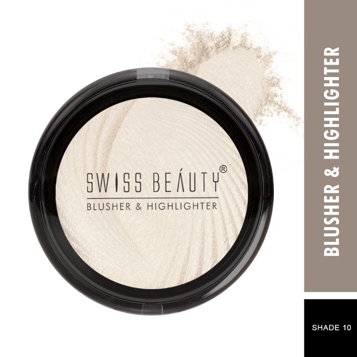 Buy Swiss Beauty Blusher & Highlighter - 10 - 6 gm - Purplle
