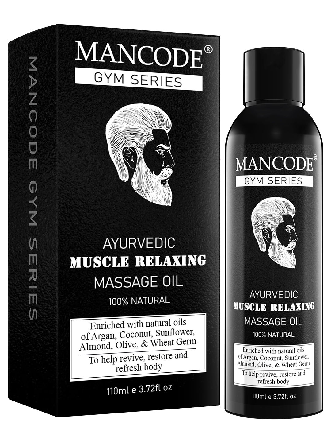 Buy Mancode Gym Series- Ayurvedic Muscle Relaxing Massage Oil (110 ml) - Purplle