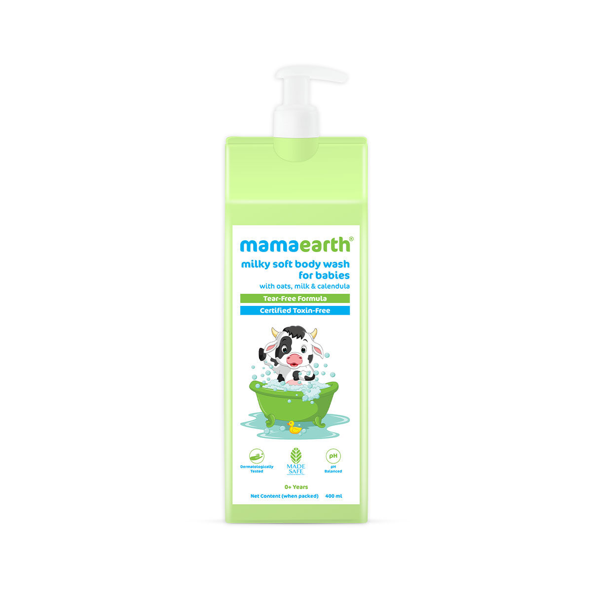Buy Mamaearth Milky Soft Body Wash for Babies with Oats, Milk and Calendula (400 ml) - Purplle