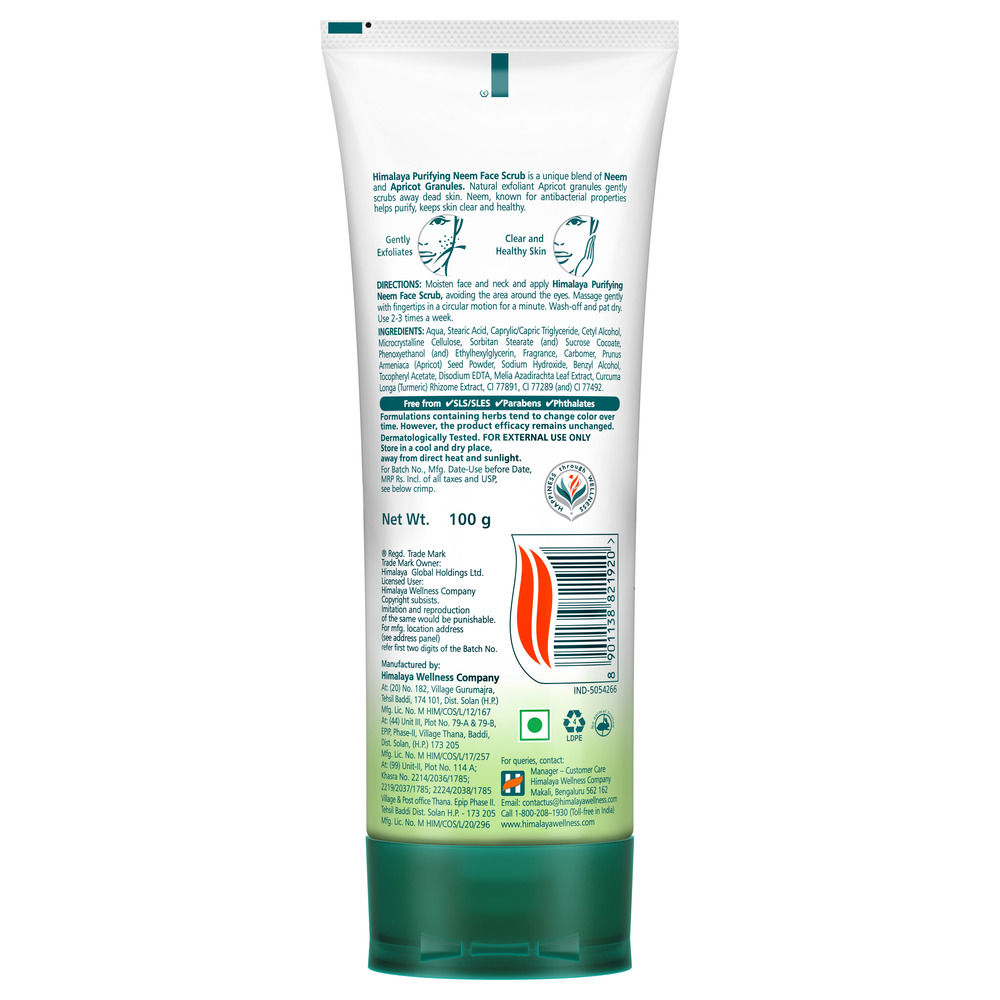 Himalaya neem scrub sales