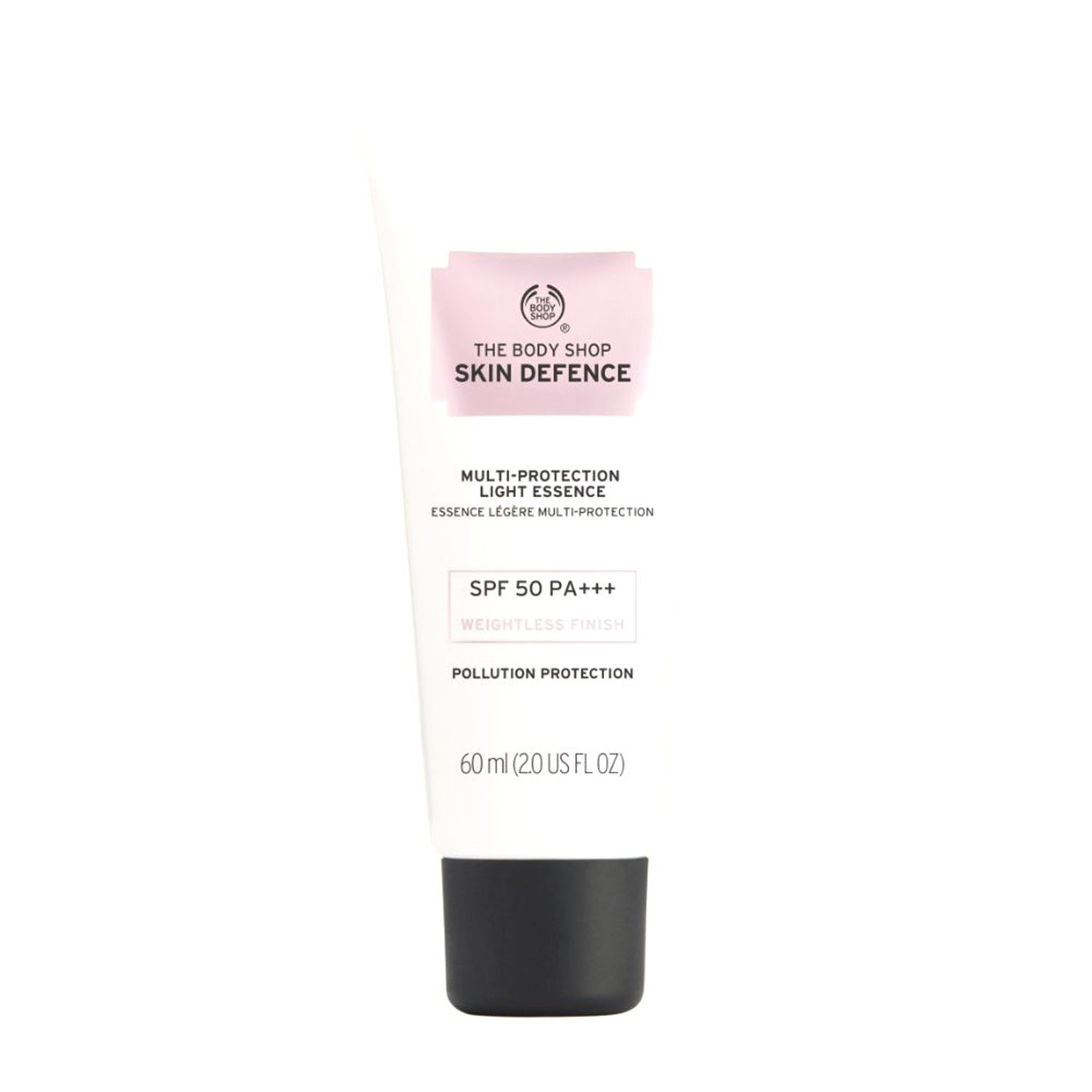 Buy The Body Shop Vegan Skin Defence Multi- Protection Light Essence Spf 50 Pa +++, 60Ml - Purplle