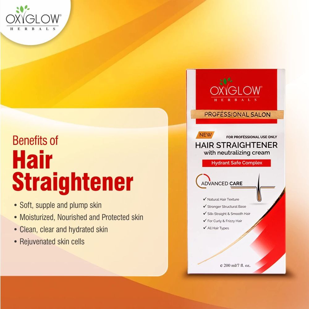 Oxyglow hair straightening cream clearance