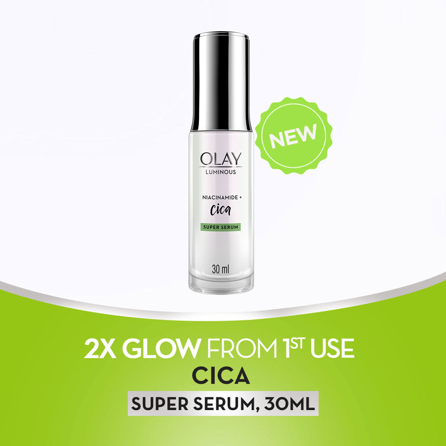 Buy Olay Luminous Cica Super Serum,30 ml| with Cica & Niacinamide - Purplle