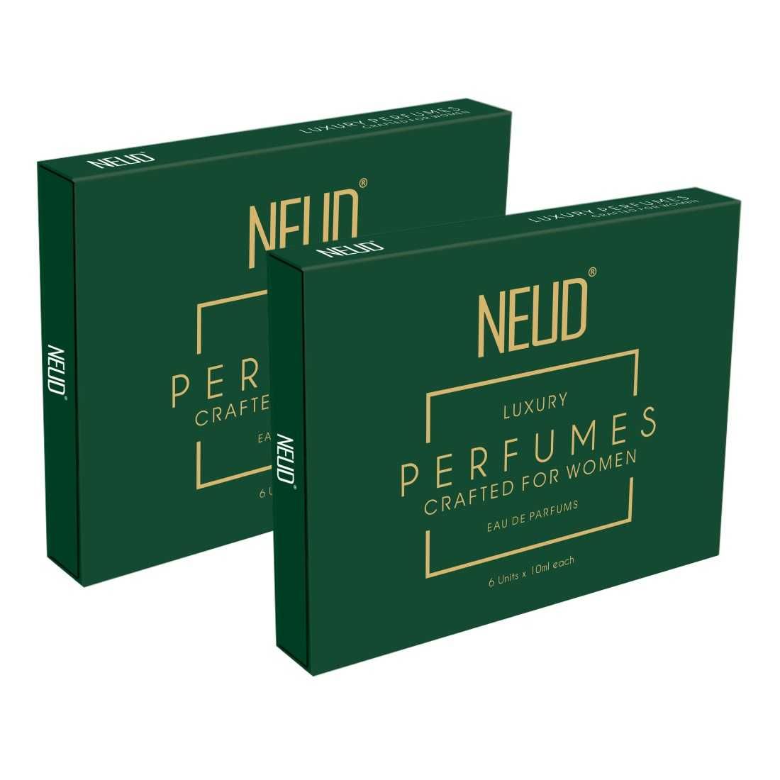 Buy NEUD Luxury Perfumes for Women - 2 Packs (6 Vials x 10ml Each) - Purplle