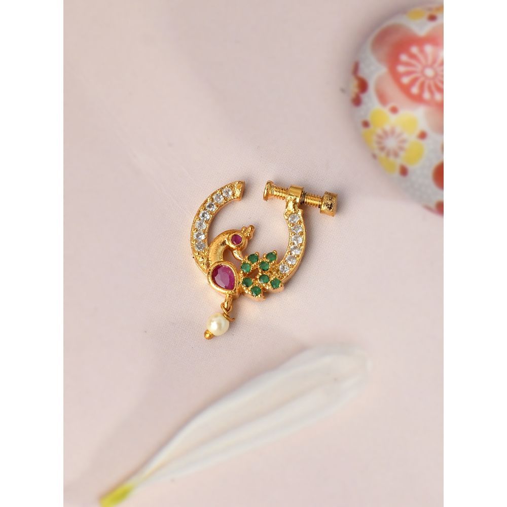 Meenakari nose pin store