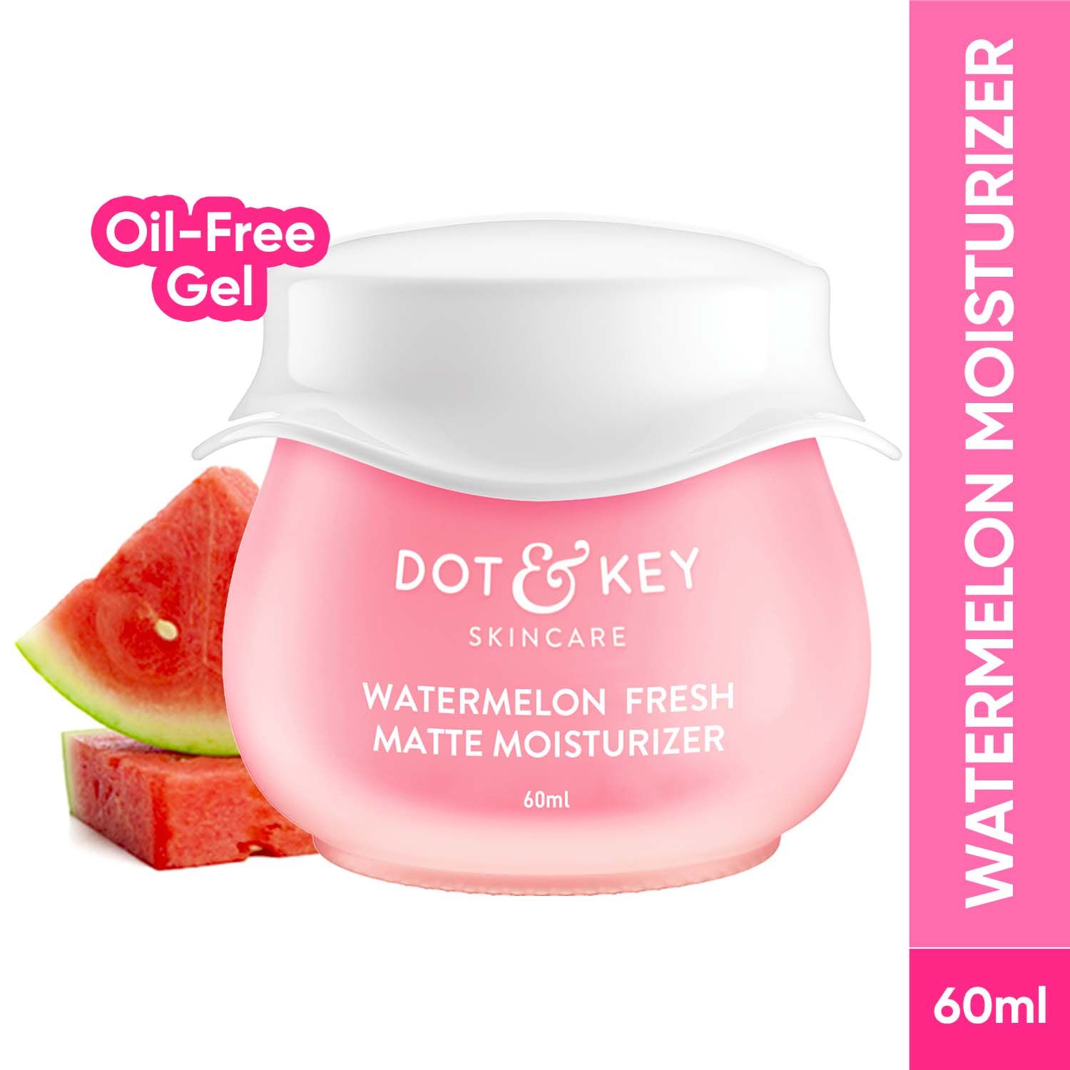 Buy Dot & Key Watermelon Fresh Matte Moisturizer with Watermelon Extracts | peach & Glycolic - Purplle