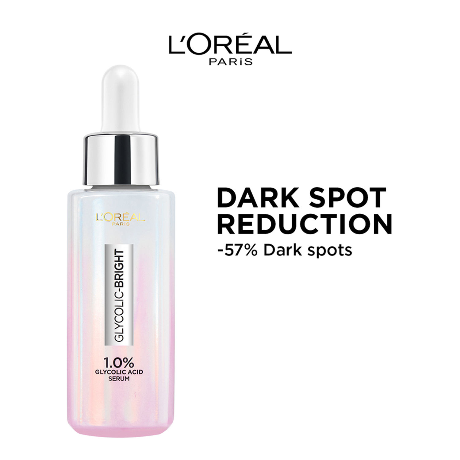 Buy L'Oreal Paris Glycolic Bright Skin Brightening Serum, 15ml | 1% Glycolic Acid Serum  Visibly Minimizes Spots For Even Glowing Skin - Purplle