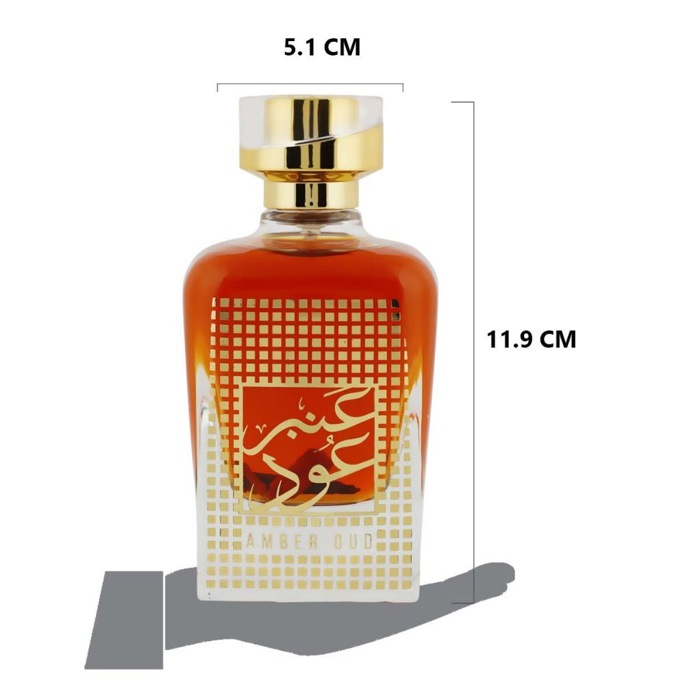 NUSUK Amber Oud EDP Perfume for Men & Women - 100ml