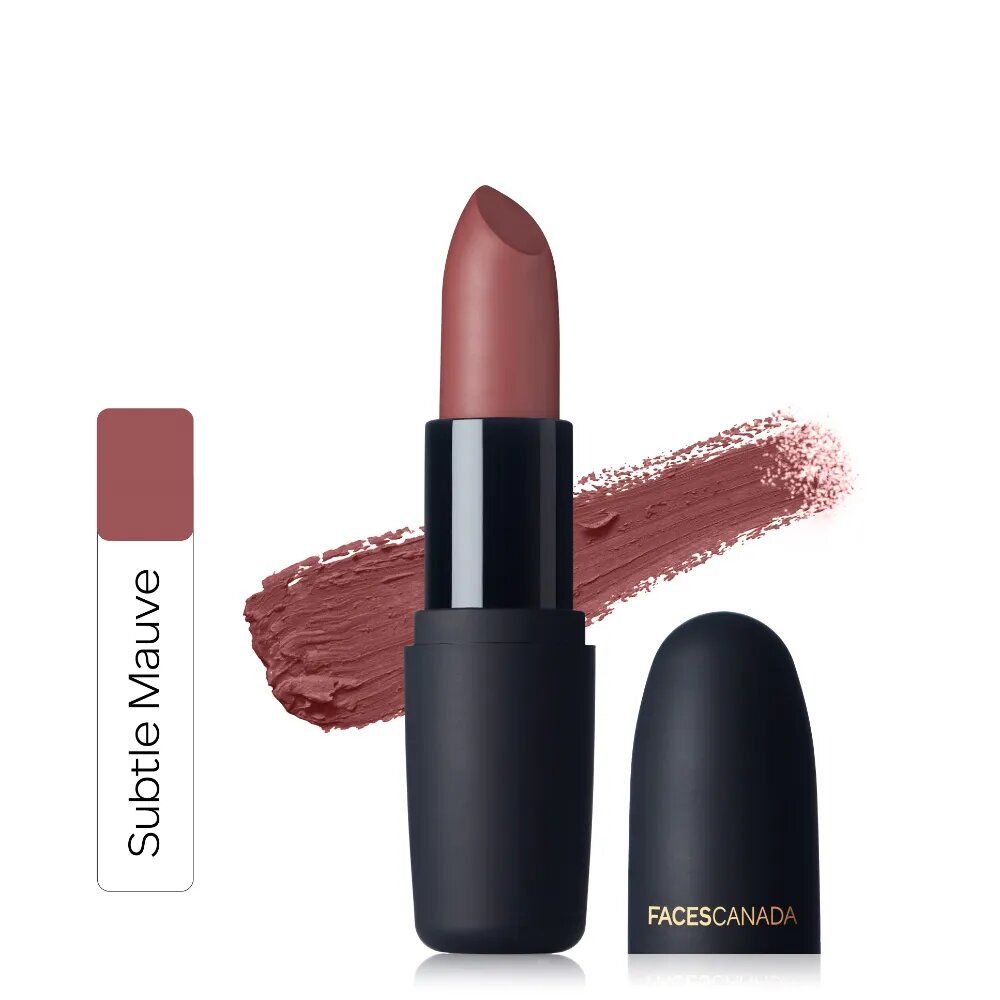 Buy Faces Canada 1 Magneteyes Kajal + 1 Weightless Matte Lipstick (Subtle Mauve 10)(4.35 g) - Purplle