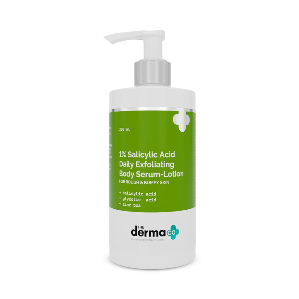 Buy The Derma Co. 1% Salicylic Acid Daily Exfoliating Body Serum Lotion For Rough & Bumpy Skin - 250 ml - Purplle