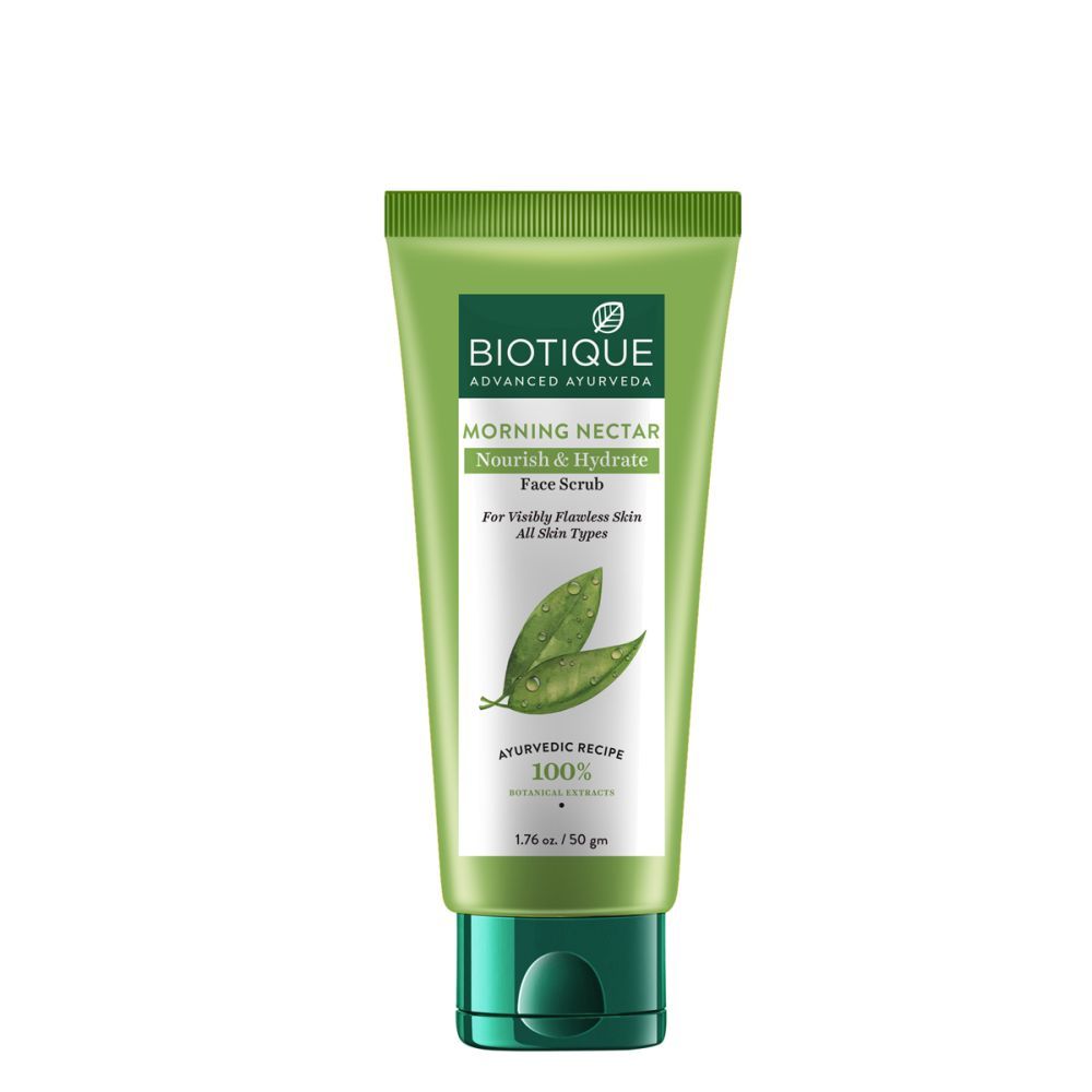 Buy Biotique Morning Nectar Nourish & Hydrate Face Scrub 50gm - Purplle