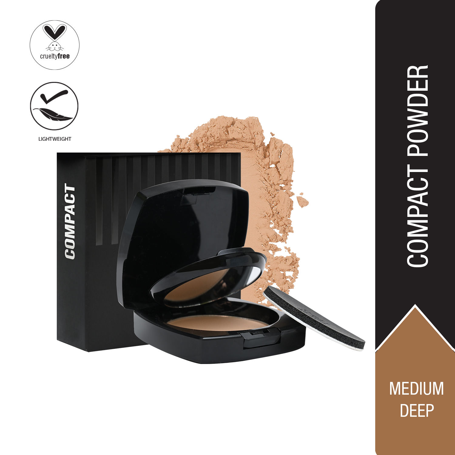 Buy STREET WEAR® Compact -Medium Deep (Medium Deep) - 7gms -Crease-proof, Light-weight, Moisturizing, Shine-free, Matte Coverage, Buildable Formulation, Enriched with Vitamin E - Purplle