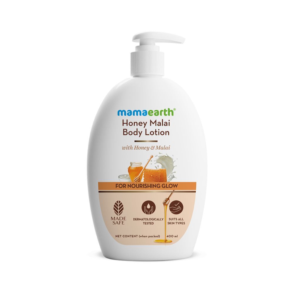 Buy Mamaearth Honey Malai Body Lotion with Honey & Malai for Nourishing Glow - 400 ml - Purplle