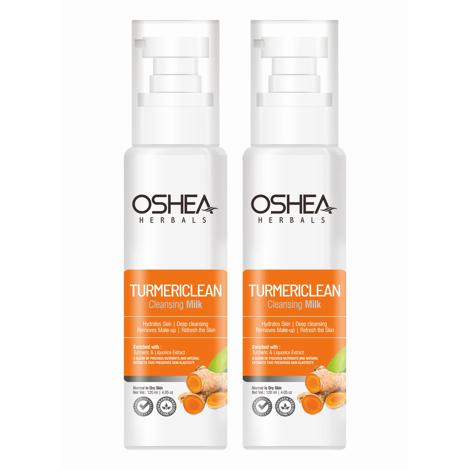 Buy OSHEA HERBALS Turmericlean Cleansing Lotion (Pack of 2 ) - Purplle