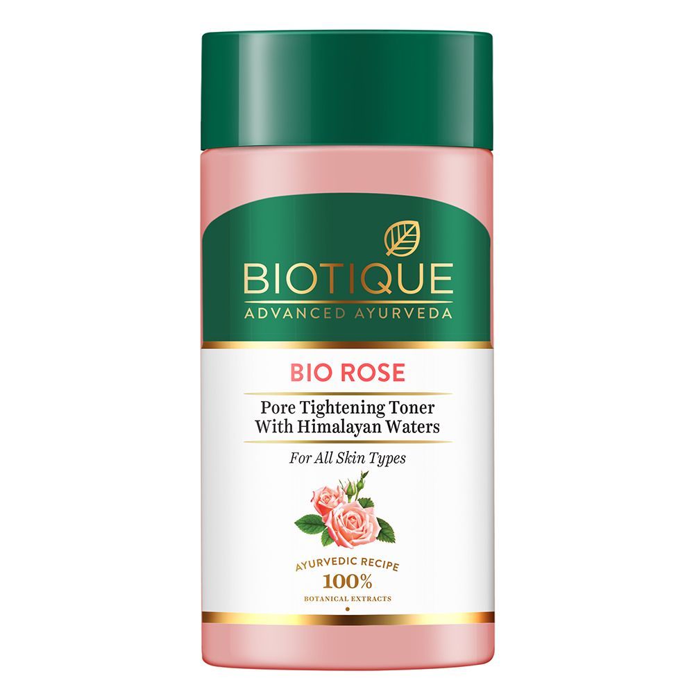 Buy Biotique Rose Pore Tightening Toner with Himalayan water (25 ml) - Purplle