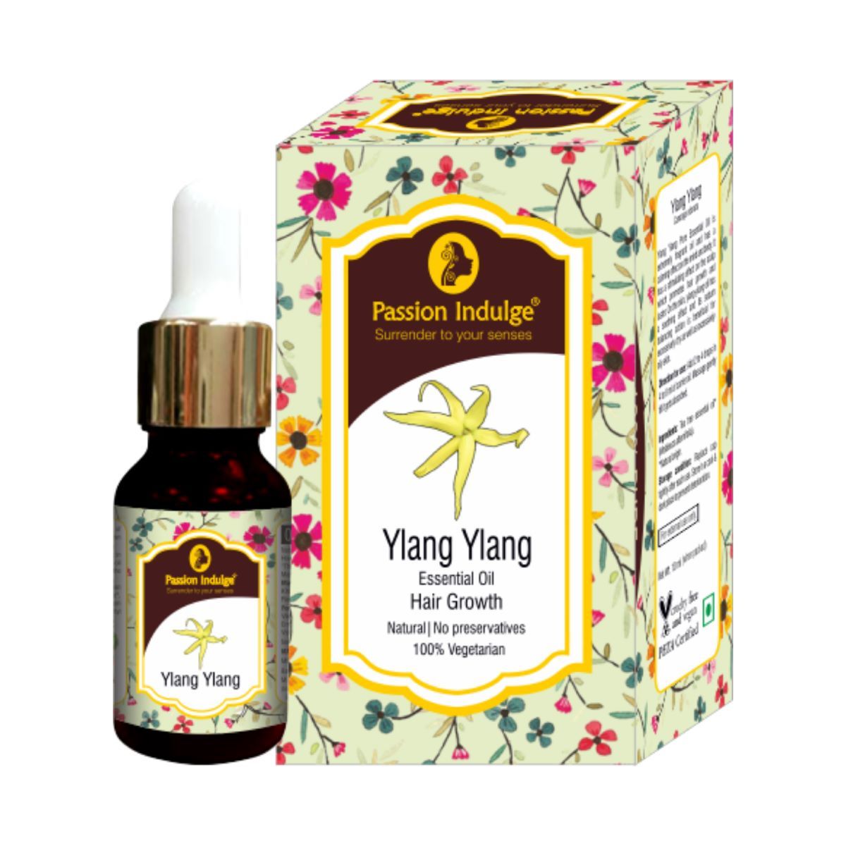 Buy Passion Indulge YLANG YLANG Essential oil For hair gowth and sebum balancer, & stimulant 10ML - Purplle