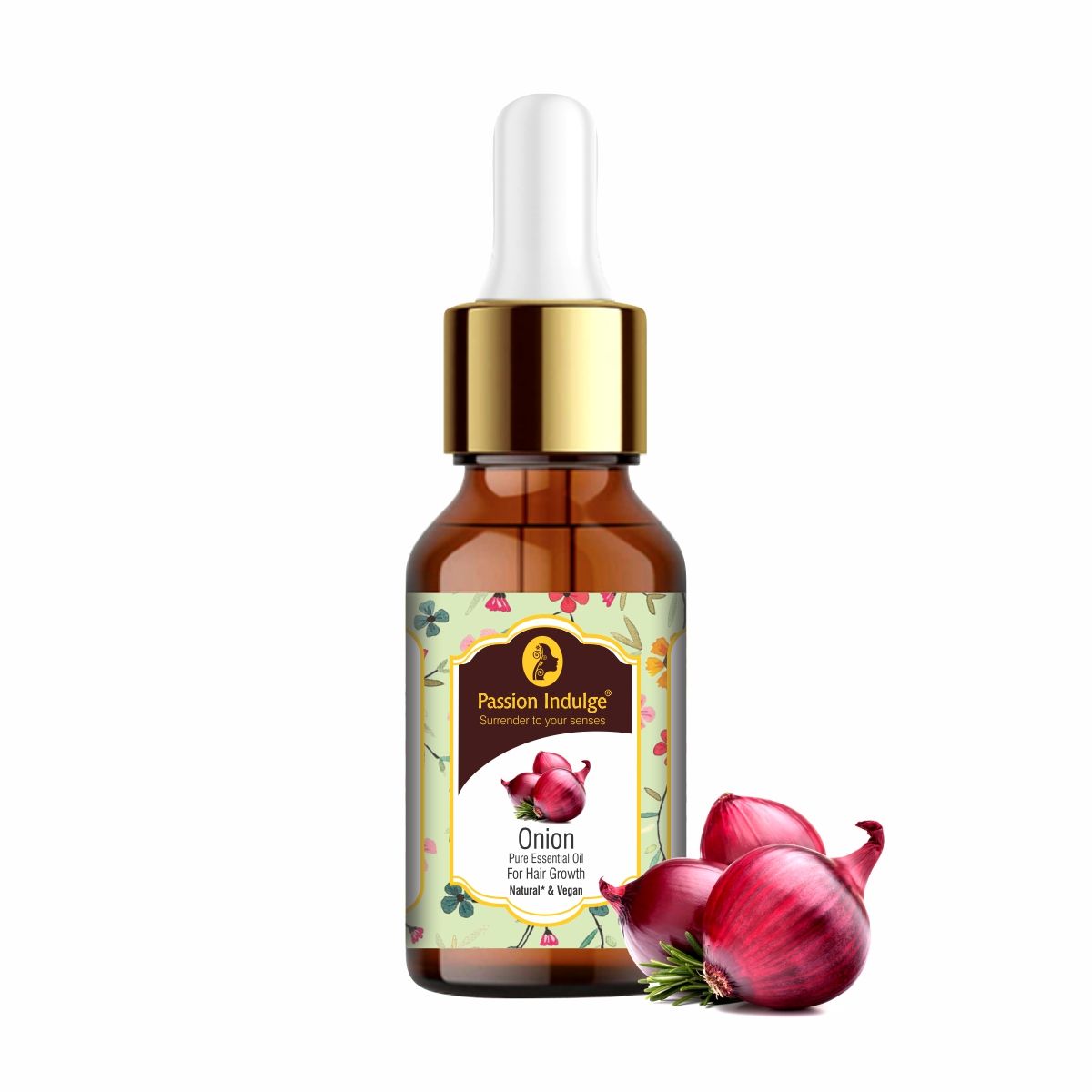 Buy Passion Indulge Onion Essential Oil support hair growth by increasing in strength & volume - 10ml - Purplle