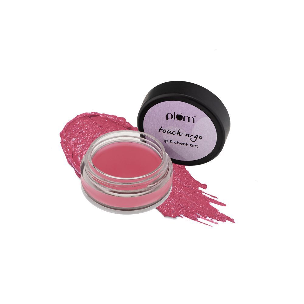 Buy Plum Touch-N-Go Lip & Cheek Tint | Highly Pigmented | Effortless Blending | 100% Vegan & Cruelty-Free | Tickled Pink - 124 (Pink) - Purplle