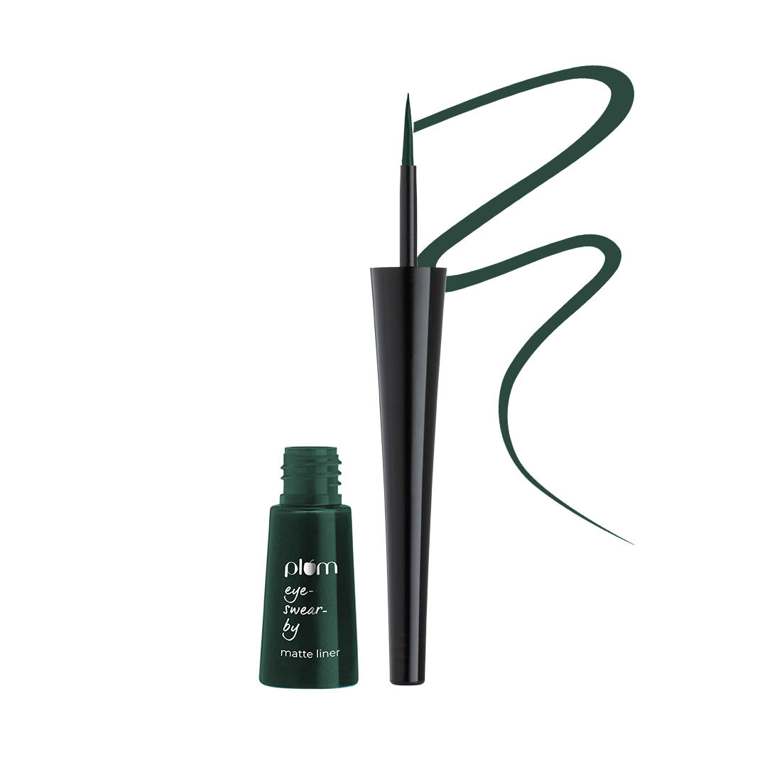 Buy Plum Eye-Swear-By Matte Liner | Water-Proof | Quick Drying | 100% Vegan & Cruelty Free | 04 Green Dream - Purplle