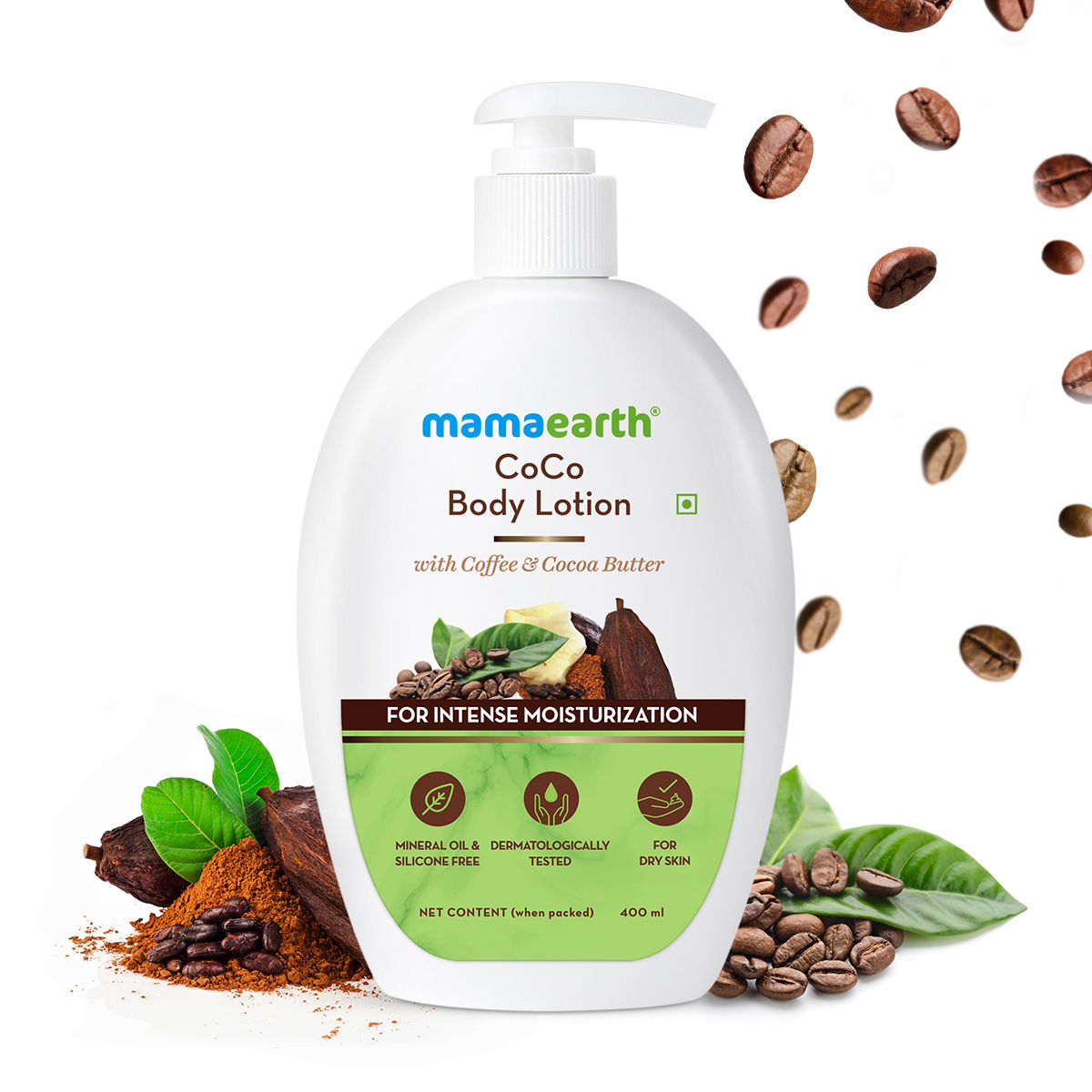 Buy Mamaearth CoCo Body Lotion With Coffee and Cocoa for Intense Moisturization (400 ml) - Purplle