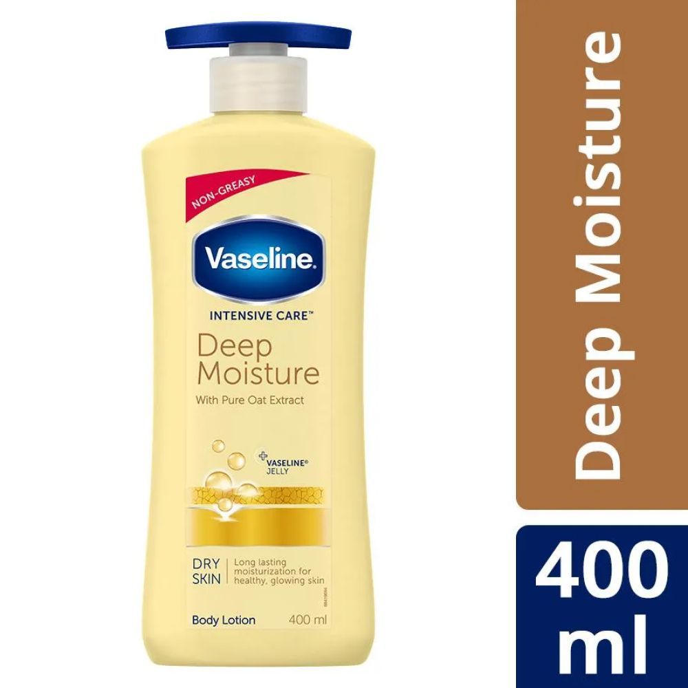 Buy Vaseline Intensive Care Deep Moisture Body Lotion 400 ml - Purplle